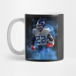 Derrick Henry Tennessee Sports Art Mug